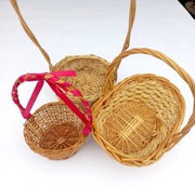 Komplet 3 szt Koszyczek wiklinowy koszyk święconka wielkanocny święcon