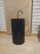 stojak  z lameli , stojak na parasole z uchwytem , czarny stojak