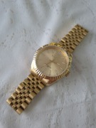 Zegarek męski invicta 47491 unikatnowykomplet złoty gold pozłacany datejust