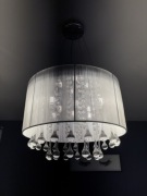 Lampa wisząca, żyrandol z kryształkami