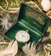 Zegarek złoty, kieszonkowy Omega