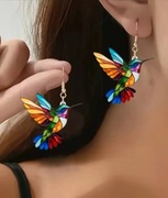 Akrylowe kolczyki "Festival Birds" 