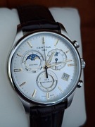 Zegarek męski Certina DS 8 Chrono Predrive Moon Phase Silver Dial - IDEALNA