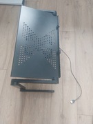 Stolik metalowy podstawka chłodząca pod laptopa