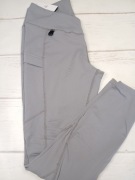 Legginsy sportowe Baleaf szare treningowe fitness siłownia L
