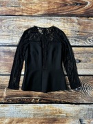 Bella Dame bluzka damska z gorsetem koronka czarna gorset rozmiar S/M