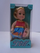 MINI LALKA LOVELY DOLL UBRANKA, TOREBKA, BUCIKI DOMEK DLA LALEK 12 CM