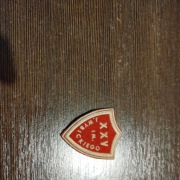 Tarcza szkolna XXV liceum ogólnokształcące im. Wybickiego Warszawa Falenica