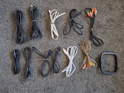Mix przewody kable HDMI, audio, zasilające, usb, antenowe - 12 szt.