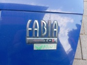 ZNACZEK EMBLEMAT LOGO NAPIS LITERY LITERA TYŁ NA KLAPĘ SKODA FABIA 1 I 6Y