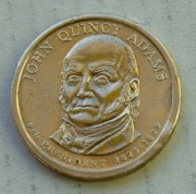 1 dolar 2008  John Quincy Adams one dollar  Stan !!