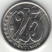 Wenezuela 25 centimos 2007 - 20 mm - płaskie bicie - nr 1