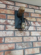 Kinkiet drewniany dębowy