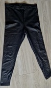 Legginsy "skórzane" czarne H&M