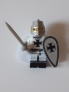 5 Figurek rycerzy krzyżowców - templariuszy kompatybilne z Lego, Cobi