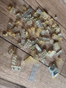Przezroczyste stare klocki Lego vintage retro 110g