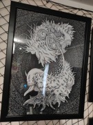 "WZROK" Limitowana kolekcja oprawionych Grafik 40x30 tw. Adam Świerc