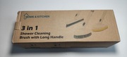Zestaw szczotek 3w1 do czyszczenia prysznica/łazienki nowy.