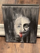 Obraz „Druga strona” 30x25cm, akryl na płótnie