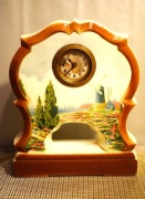 Zegar w obudowie porcelanowej , nie sprawny .