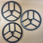 Stare koła z maszyny Singer - Loft Industrial Prl