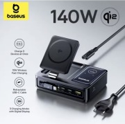 Baseus Nomos Qi2 5 w 1 stacja ładująca 140W szybka ładowarka