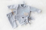Bluza, królik i spodenki dla noworodka, do sesji zdjęciowych photo props