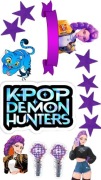 Wydruk cukrowy.Wydruk własny .KPop Demon Hunters