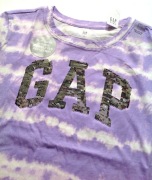 GAP t-shirt |koszulka | tie-dye | odwracalne cekiny | nowe | 14 15 16 lat