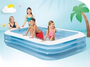 BASEN DMUCHANY RODZINNY PROSTOKĄTNY  305 CM X 183 CM X 56 CM