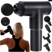 PISTOLET DO MASAŻU MOCNY MASAŻER DO PLECÓW CIAŁA SZYI STÓP MASSAGE GUN PRO