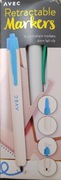 zestaw wysuwanych, permanentnych markerów marki AVEC. 