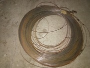 Drut stalowy metalowy cienki w kręgu druty stalowe metalowe 1kg