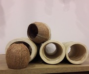 Bambus FI 90-110mm akwarium terrarium EKO-kryjówka 10cm