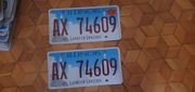 Illinois para tablic rejestracyjnych  usa oryginal