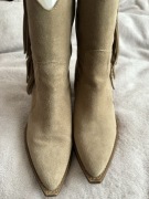 Botki Kowbojki krótkie z frędzlami 