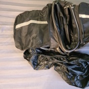 Sakwa Rowerowa na Bagażnik POJEMNA 30L Torba Rowerowa + POKROWIEC