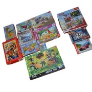 Puzzle * zestaw 20 plansz * Samoloty Auta Star War