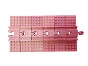 Łączniki (6szt) z możliwością rozbudowy LEGO do torów Ikea, Brio i in.