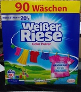 Weisser Riese Color proszek prania tkanin kolorowych 90prań 4,5kg DE