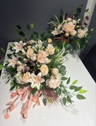 Wiązanka stroik kompozycja nagrobna komplet wazon