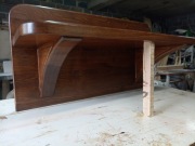 Wieszak - półka - lite drewno - jesion