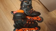 Rolki OXELO ROLLER FIT 5 MAN ACID ORANGE rozmiar 41