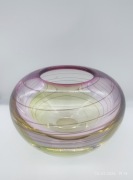 Misa Wazon Szkło Artystyczne Styl Murano Sommerso Spirala Wielokolorowa