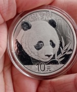 Chińska Panda 2018 30g-srebrna moneta 