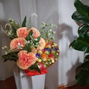 Serce Prezent słodki Flower Box 