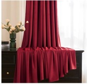 Komplet Zasłon 140x245cm (szer.xwys.) Bordowe zasłony RED WINE