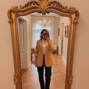 Musztardowa pomaranczowa Marynarka blazer Vero Moda 38 m zakiet old money