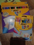 Kredki akwarelowe bic kredki świecowe bic 