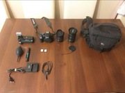 Lustrzanka CANON EOS 550 + zestaw 